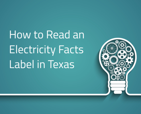 How to read the Electricity Facts Label in Texas