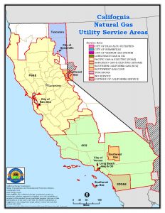 California Deregulated Energy Map 