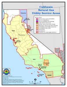 california electric grid map