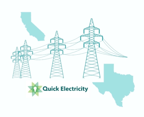 Texas Electricity Rates Compared to California