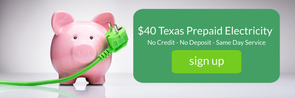 Sign Up For Prepaid Electricity in Texas
