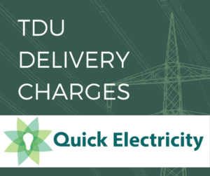 Updated TDU Delivery Charges / TDSP Passthrough Fees