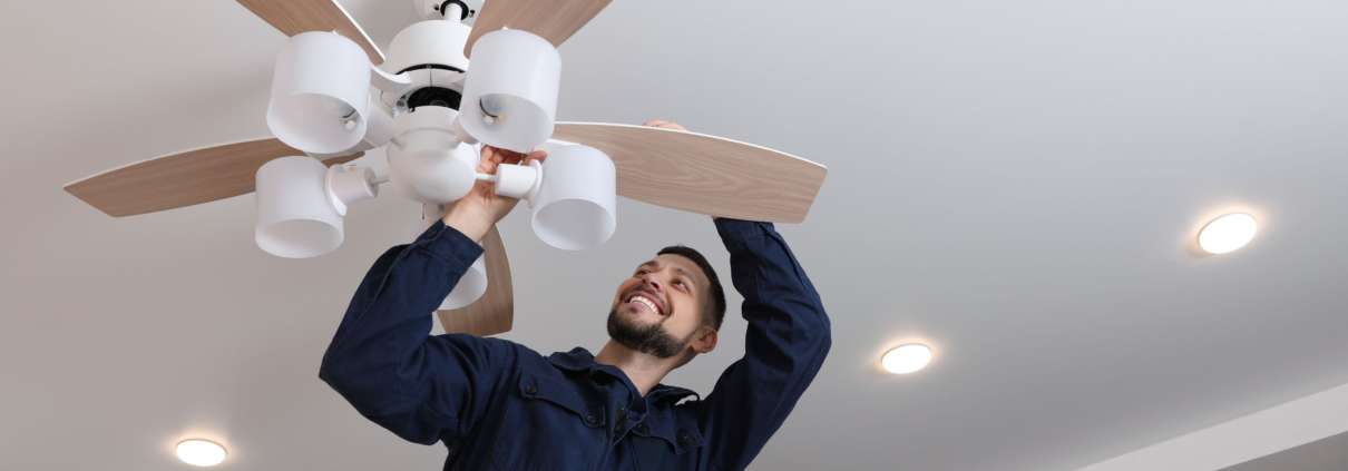 ¿Hacia dónde deben girar los ventiladores de techo en invierno?