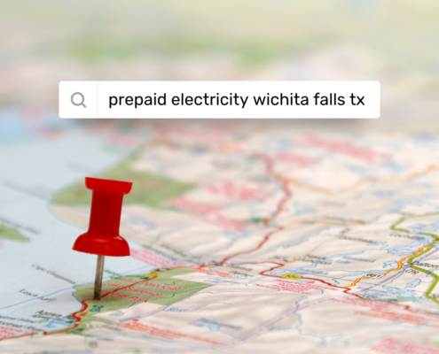 Register for prepaid electricity service in Wichita Falls, Texas