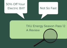 A breakdown of the TXU Energy Season Pass Electricity Plan
