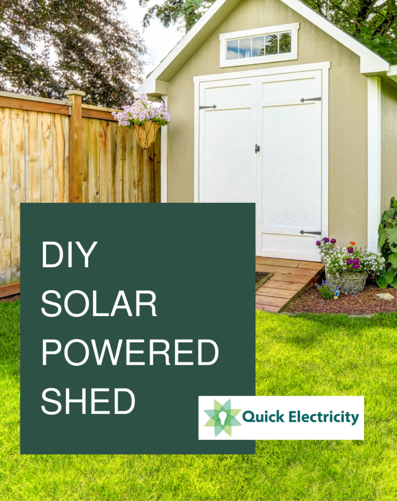 Everything you need to know about how to add a solar panel system to your backyard shed