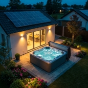 power your hot tub with your home solar panels