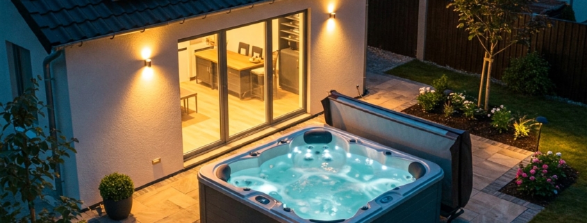 power your hot tub with your home solar panels